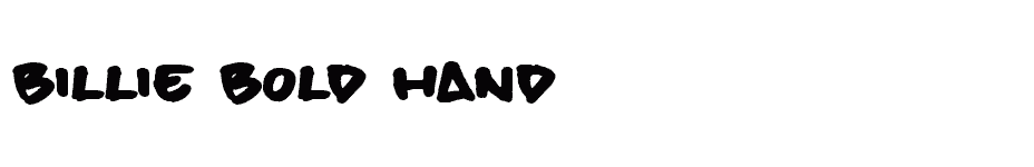 font billie-Bold-Hand download