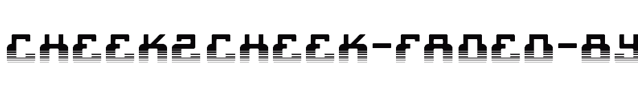 font cheek2cheek-(faded)-by-shk.dezign download