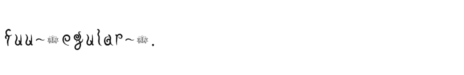 font fuu-Regular-E. download