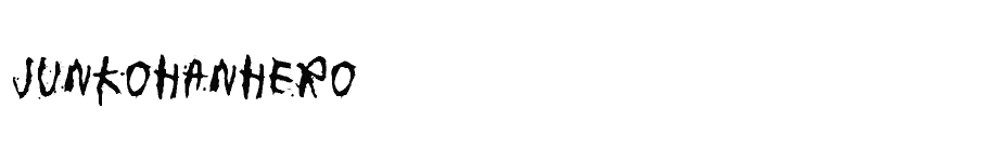 font junkohanhero download