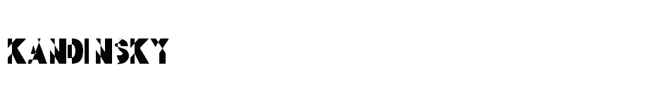 font kandinsky download