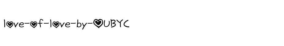 font love-of-love-by-OUBYC download