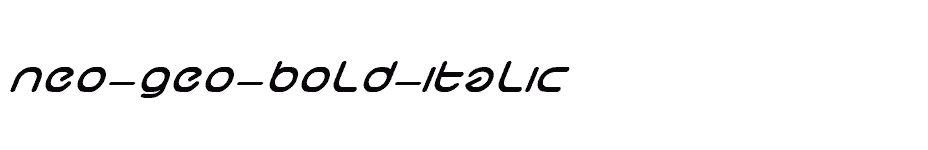 font neo-geo-bold-italic download