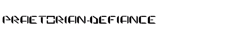 font praetorian-defiance download