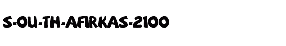 font s-Ou-Th-Afirkas-2100 download