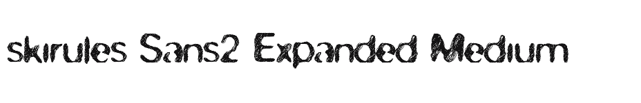 font skirules-Sans2-Expanded-Medium download