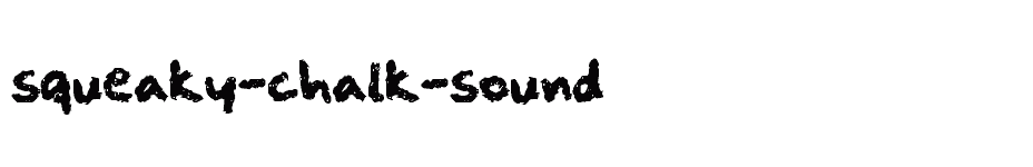 font squeaky-chalk-sound download