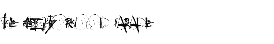 font the-neighborhood-parade download