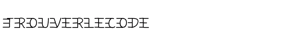 font trouverlecode download